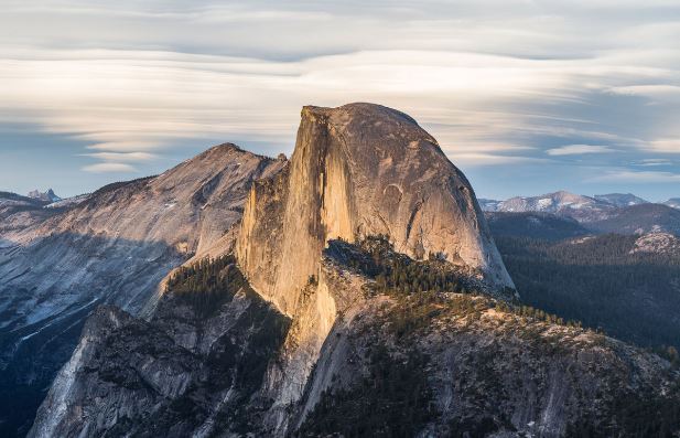 Yosemite falls, attractions in Yosemite national park California