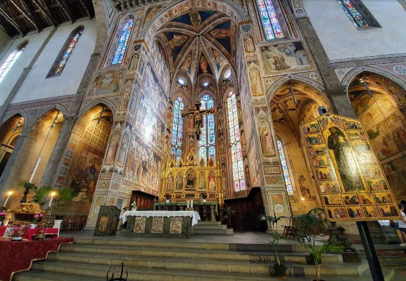 most seasoned church in Florence, medieval Florence,