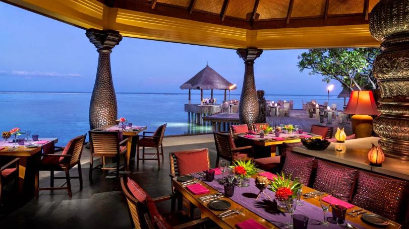 Indian restaurant in Maldives resort, Indian restaurant in the Maldives