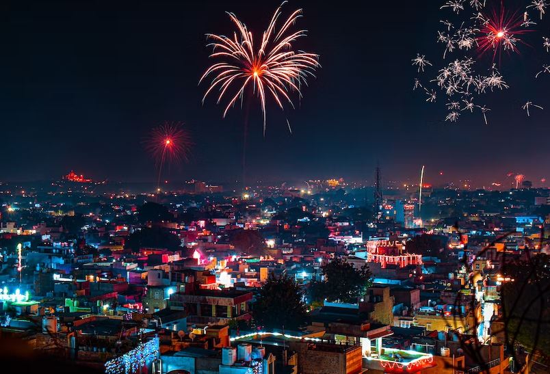 diwali celebration in delhi, places to visit in jaipur during diwali, diwali celebrated around the world
